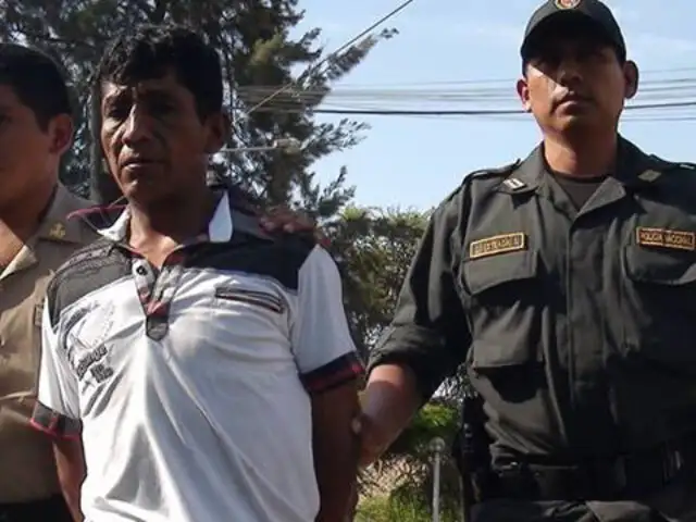 Áncash: policía capturó a sujeto acusado de violar a sus tres hijastras