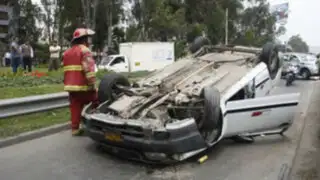 Lima: tres accidentes de tránsito se suscitaron en las primeras horas del 2014