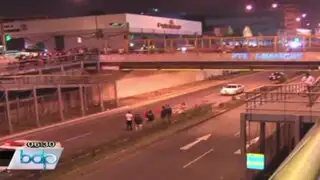 Hombre se suicidó tirándose del puente Abancay en Vía Expresa Grau
