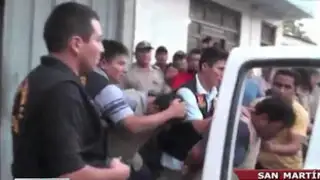 Indignados pobladores estuvieron a punto de linchar a sicarios en San Martín