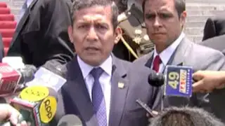 Humala: no es prioridad del gobierno plantear un proyecto sobre medios
