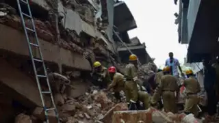 India: 14 muertos y decenas de heridos dejó desplome de edificio