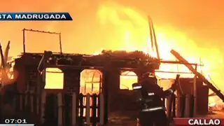 Callao: Más de 70 familias damnificadas por incendio en Los Barracones