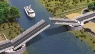 Error millonario: primer puente levadizo en Chile y lo construyen al revés