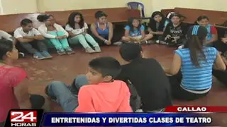 Reconocidos actores brindan clases de teatro a escolares de la región Callao