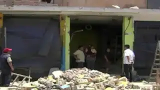 Callao: dos restaurantes y una ferretería destruidos tras explotar balón de gas