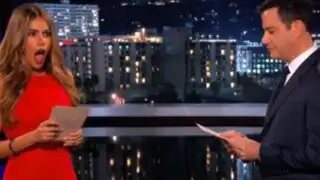 VIDEO: Sofía Vergara abofetea a presentador Jimmy Kimmel por broma pesada
