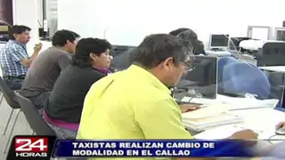Decenas de taxistas tramitan certificados de operaciones en el Callao