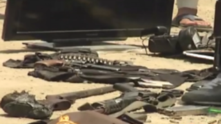 Policía antiterrorista incauta arsenal en cantera de Cieneguilla