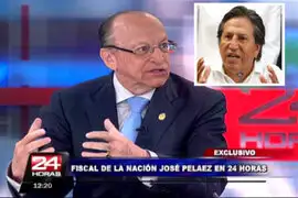 Fiscal Peláez: investigación a Toledo por lavado de activos será exhaustiva