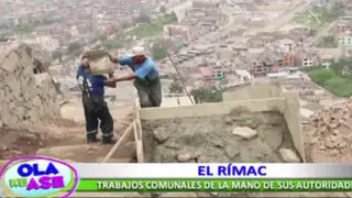 Manos a la obra: vecinos del Rímac participan en la ejecución de obras