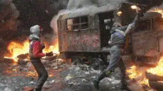 Ucrania: cinco manifestantes murieron y otros 300 quedaron heridos