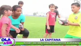Inician talleres gratuitos de rugby para niños y jóvenes en Miraflores