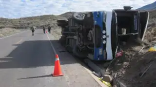 Arequipa: ocho muertos y más de 40 heridos dejó accidente de bus interprovincial