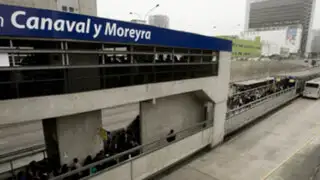 Ampliarán estación Canaval y Moreyra del Metropolitano debido a gran demanda