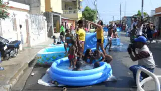 Prohíben la colocación de piscinas domésticas en las calles de Barranco