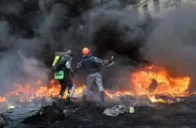 FOTOS: Kiev es zona de guerra en Ucrania y estas son las impactantes imágenes