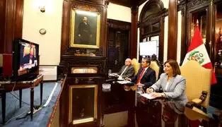 FOTOS: así siguió Ollanta Humala lectura del fallo de La Haya en Palacio