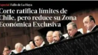 FOTOS: estas son las portadas de los diarios chilenos tras fallo de La Haya