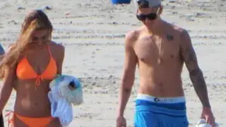 Justin Bieber veranea en playas de Panamá con la modelo Chantel Jeffries