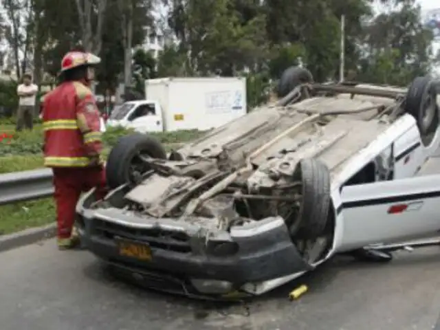 Lima: tres accidentes de tránsito se suscitaron en las primeras horas del 2014