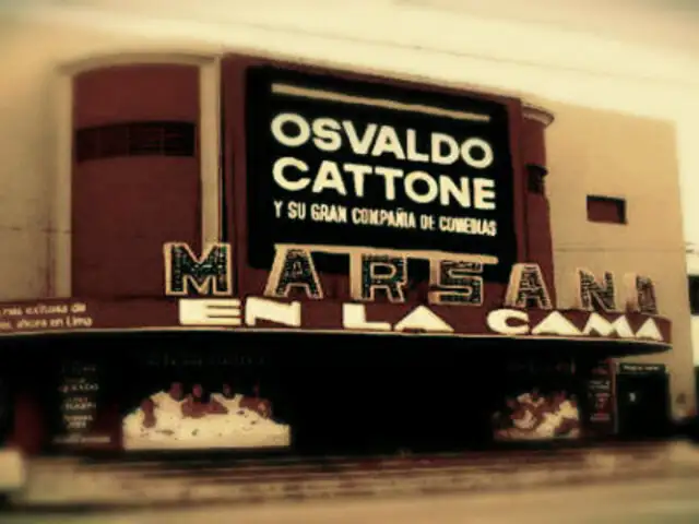 Cattone: Demolerán el Teatro Marsano para hacer un centro comercial