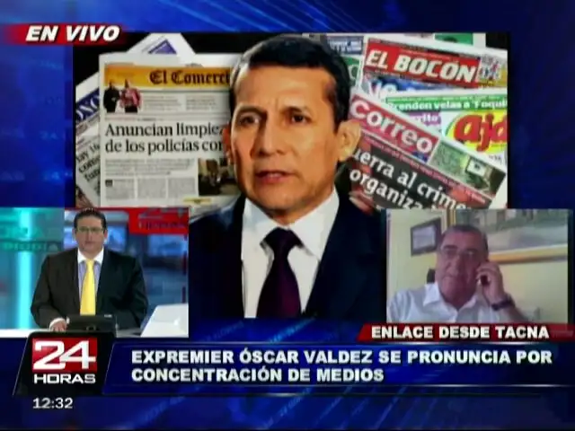 Óscar Valdés: Es peligrosa una ley que regule los medios de comunicación