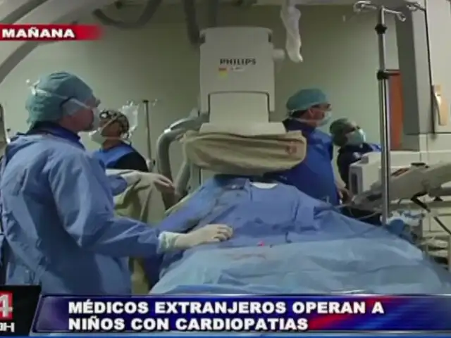 Médicos extranjeros operaron gratis a niños con enfermedades cardiacas