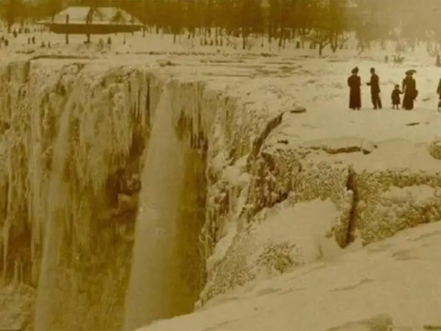 FOTOS: Cataratas del Niágara también quedaron congeladas en 1848