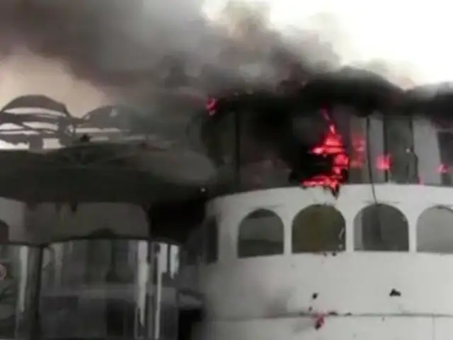 Incendio de hotel provocó alarma en centro financiero de San Isidro