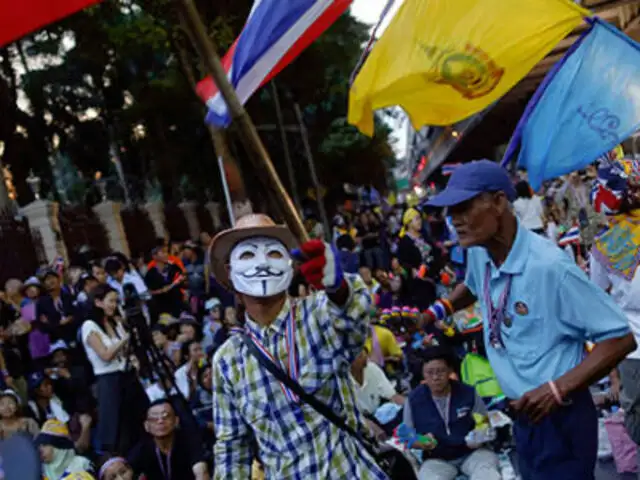 Manifestaciones contra el gobierno siembran la tensión en Tailandia