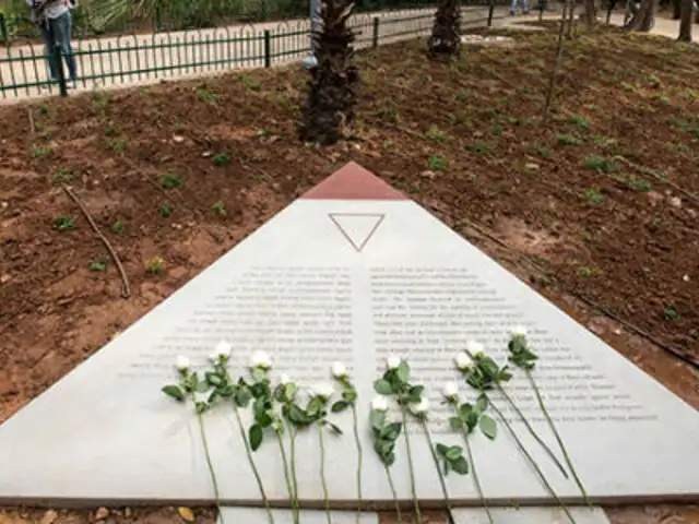 Israel inauguró monumento a gays víctimas del nazismo en Tel Aviv