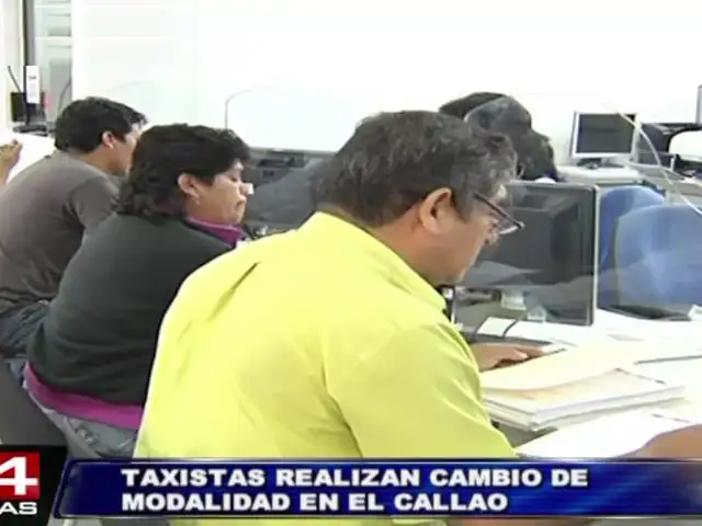 Decenas de taxistas tramitan certificados de operaciones en el Callao