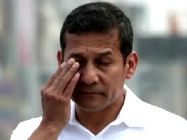 Ipsos Perú: desaprobación a Ollanta Humala alcanza el 66%