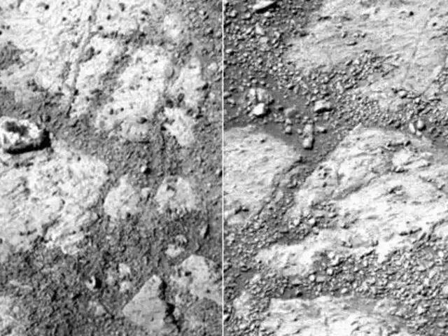 Misterio en Marte: Nasa intenta explicar la aparición de una roca en la superficie