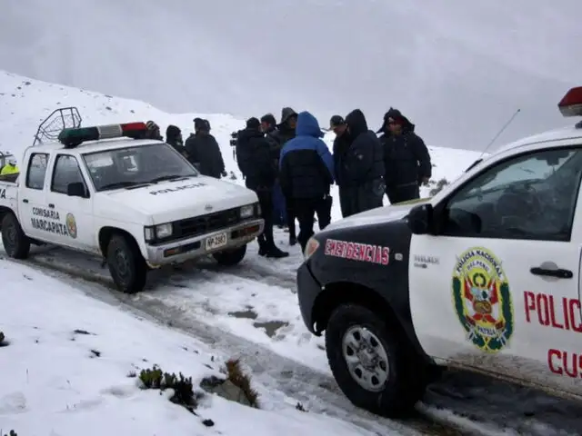 Cusco: Rescataron a turistas británicos desaparecidos en nevado Salkantay