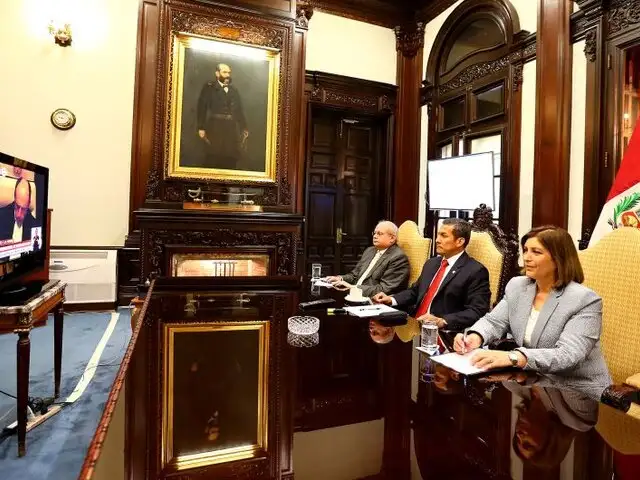 FOTOS: así siguió Ollanta Humala lectura del fallo de La Haya en Palacio