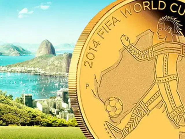 Brasil acuñó serie de monedas conmemorativas al Mundial de fútbol