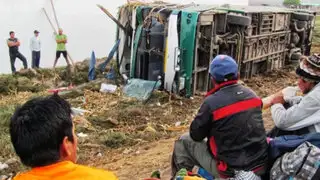 Huánuco: asciende a cinco las personas fallececidas tras vuelco de camión