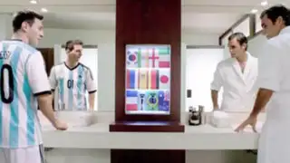 Lionel Messi se enfrenta a Roger Federer en divertido comercial