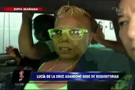 Lucía de la Cruz recuperó su libertad tras abandonar 35 Juzgado Penal