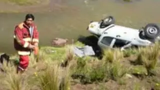 Otuzco: cinco heridos de gravedad dejó volcadura de camioneta a abismo