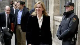 España: infanta Cristina declaró ante tribunal por delito de fraude fiscal