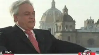 Piñera envió cartas de protesta a Perú por tenencia de triángulo terrestre