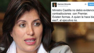 Carmen Omonte criticó al gobierno y al ministro Castilla antes de ser nombrada