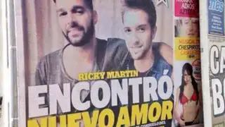 Prensa mexicana informa que cantante Ricky Martin se volvió a enamorar