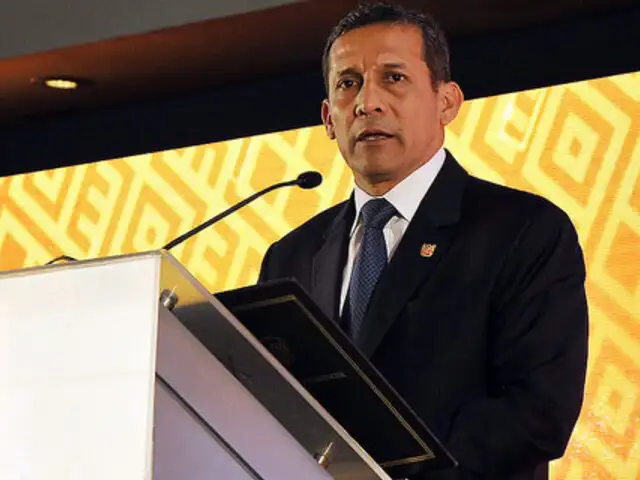 Presidente Humala: El Perú no debe admitir expresiones racistas de ningún tipo