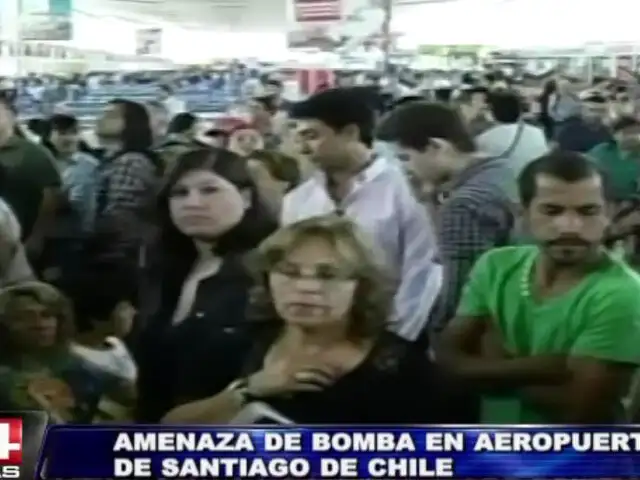 Chile: falsa amenaza de bomba generó pánico en aeropuerto de Santiago