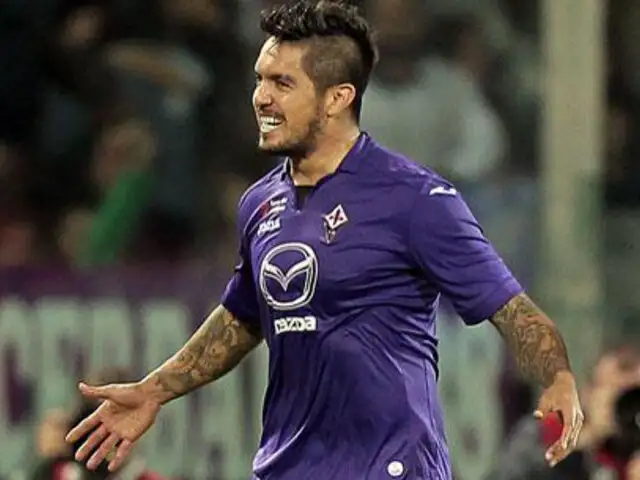 Juan Vargas fue inscrito por la Fiorentina para disputar la Europa League
