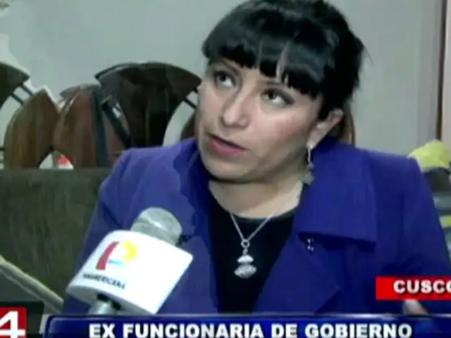 Exclusivo: ex funcionaria de Cusco se defendió tras difusión de polémico video